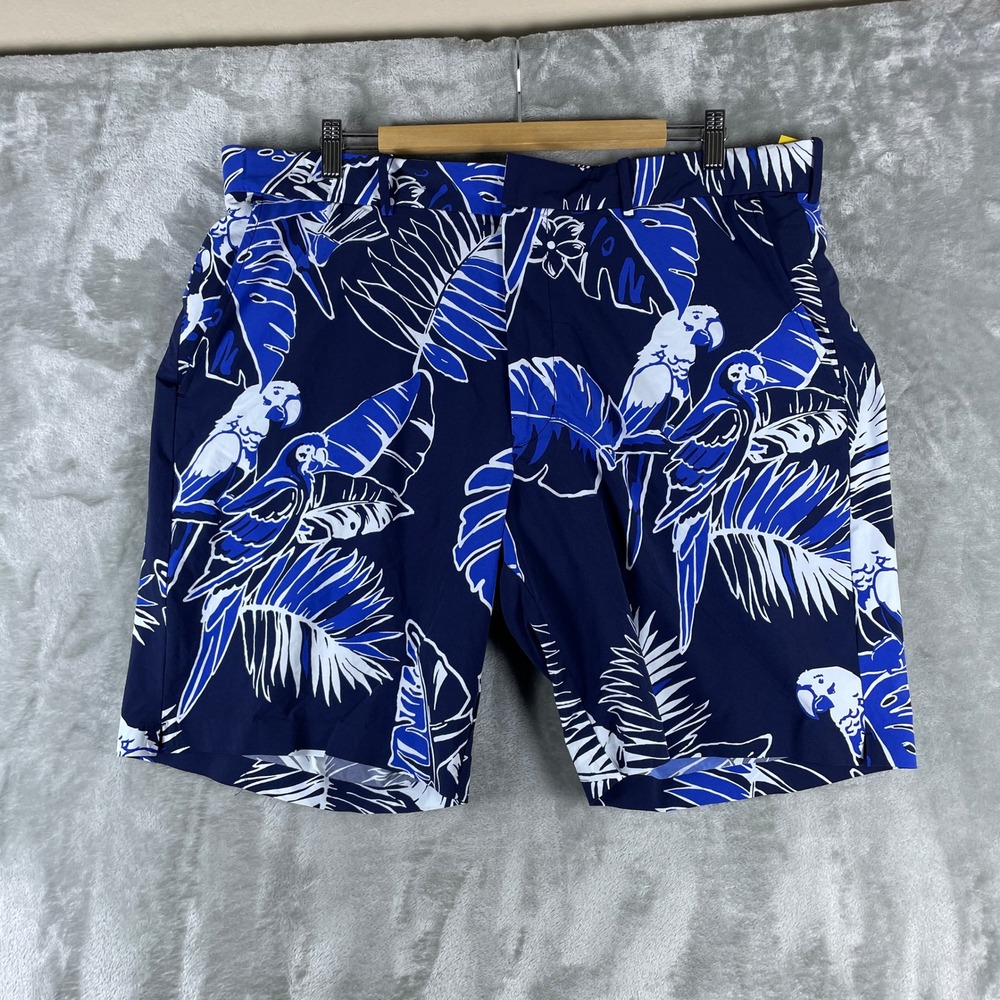 Polo Golf Ralph Lauren Shorts Men 38 Tropical Performance Stretch Swim Classic